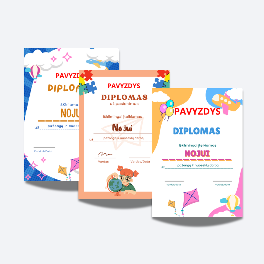 Mokinių diplomų rinkinys (PDF)