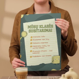 Klasės taisyklių plakatas (PDF)