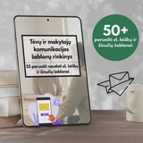 Komunikacija su tėvais be streso: 55 šablonai (PDF)